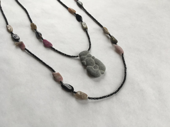 2-Strand Goddess Stone Necklace