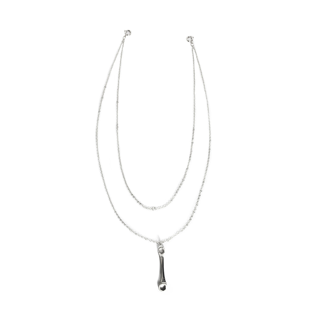 Gripping Personality sterling silver Wrench mask chain by Pavé The Way® Jewelry