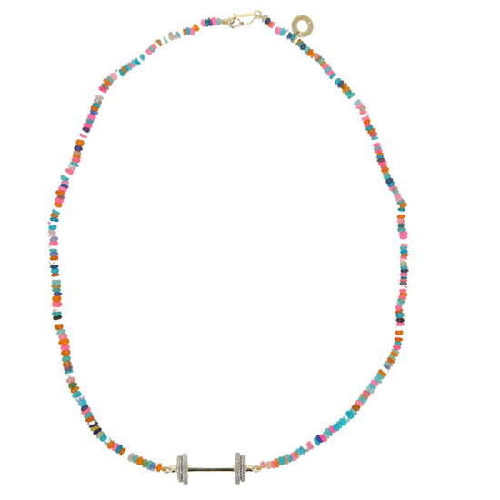 Fit To Succeed Opal Necklace