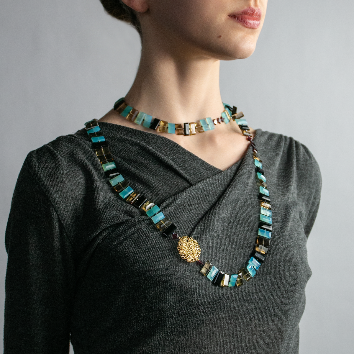 Atomic Piano Key Necklace