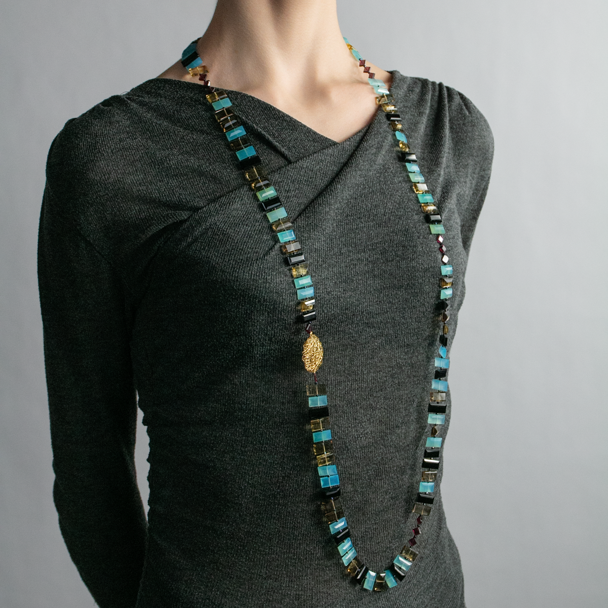 Atomic Piano Key Necklace