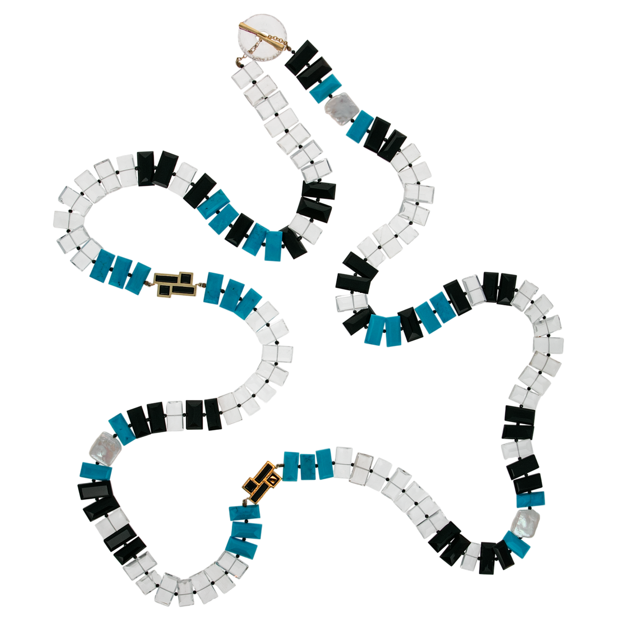 Deco Piano Key Necklace