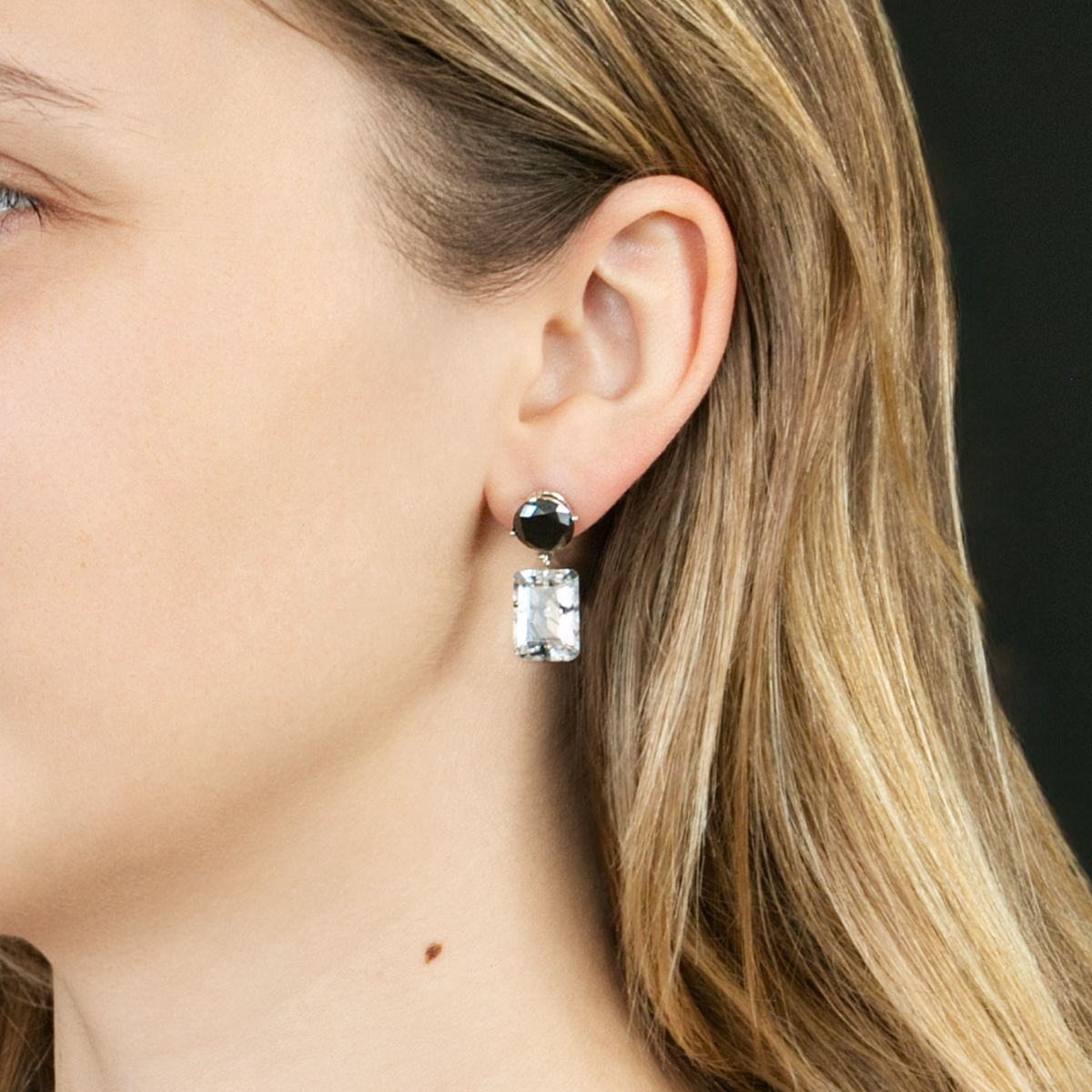 Diamond-In-The-Rough Earrings