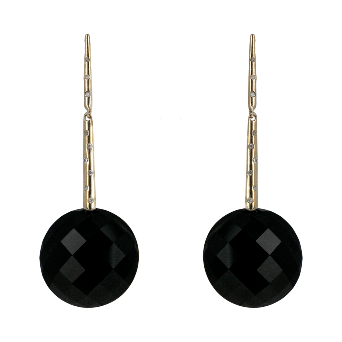 Diamond Georgette V with Black Onyx