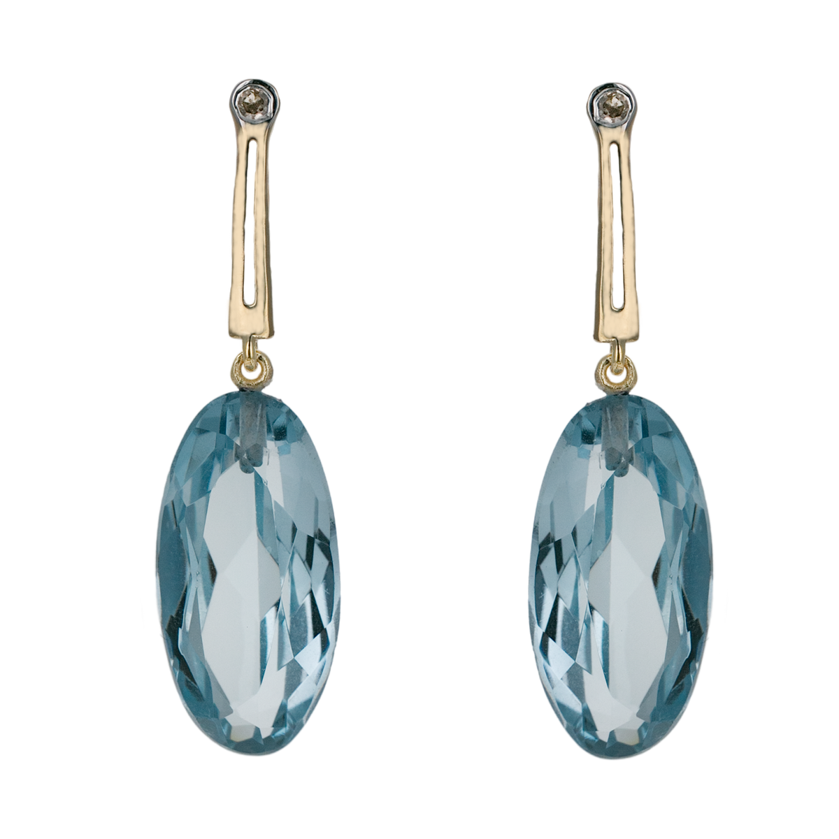 Georgie V with Blue Topaz