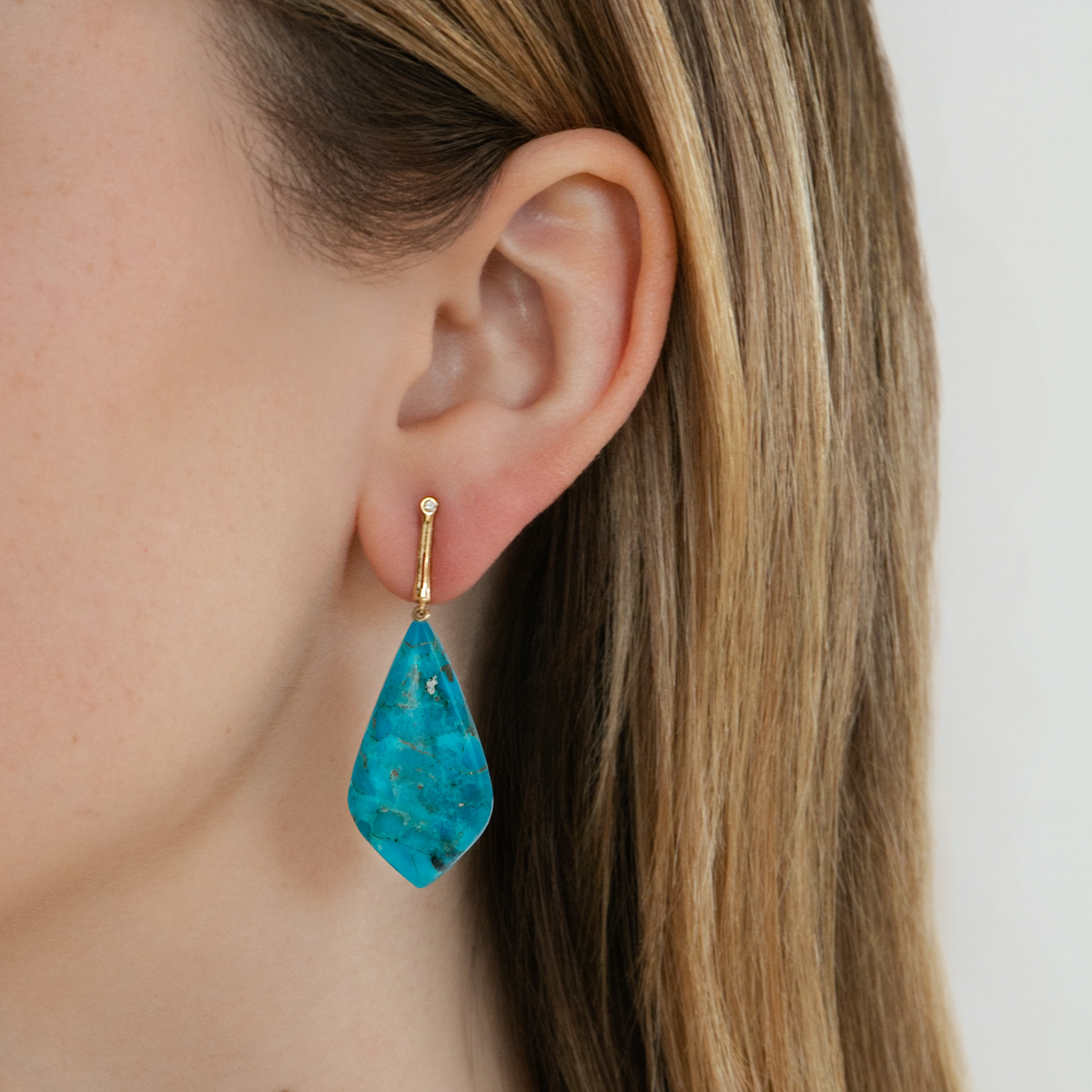 Georgie V with Mohave Arizona Turquoise