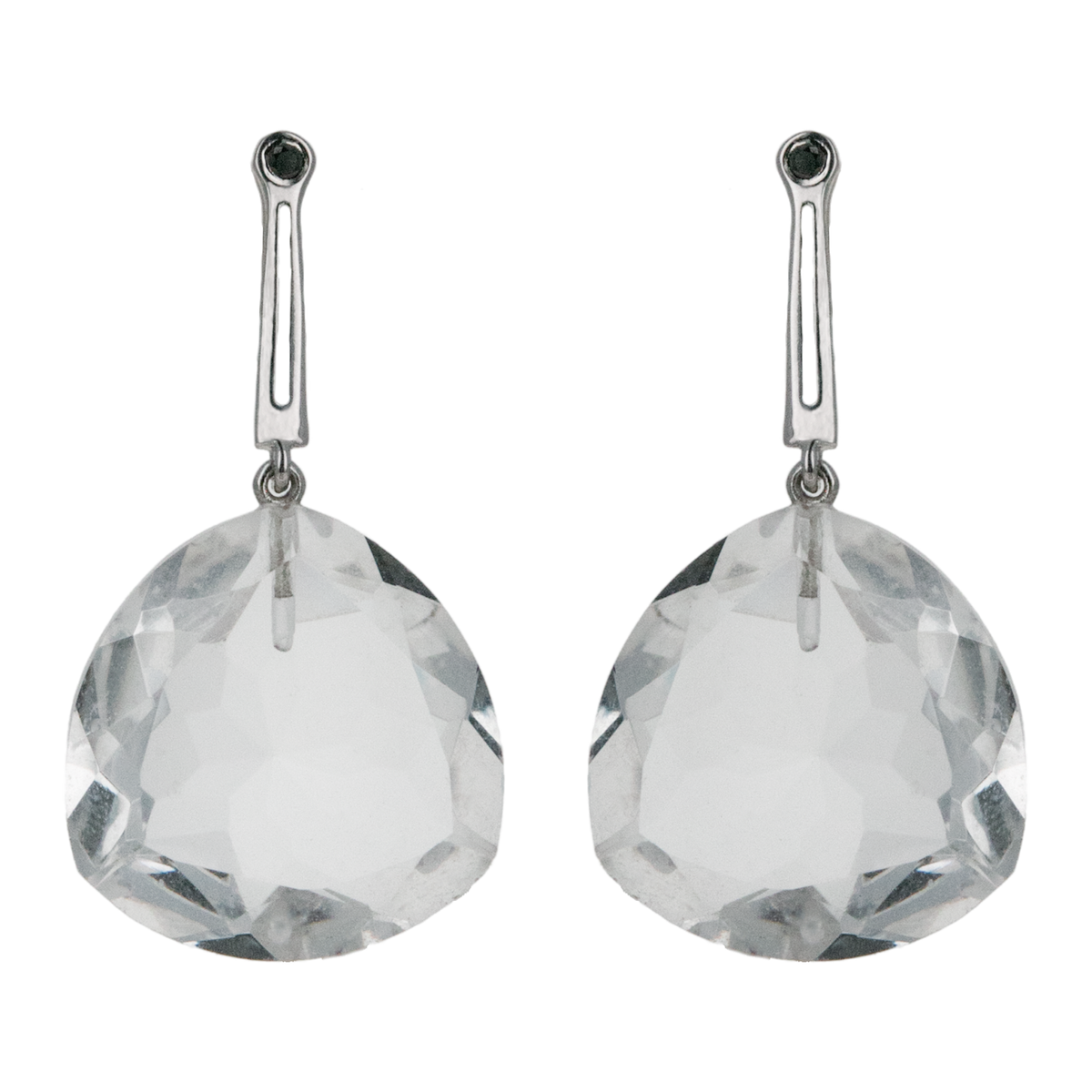 Georgie V with Rock Crystal and Black Diamonds