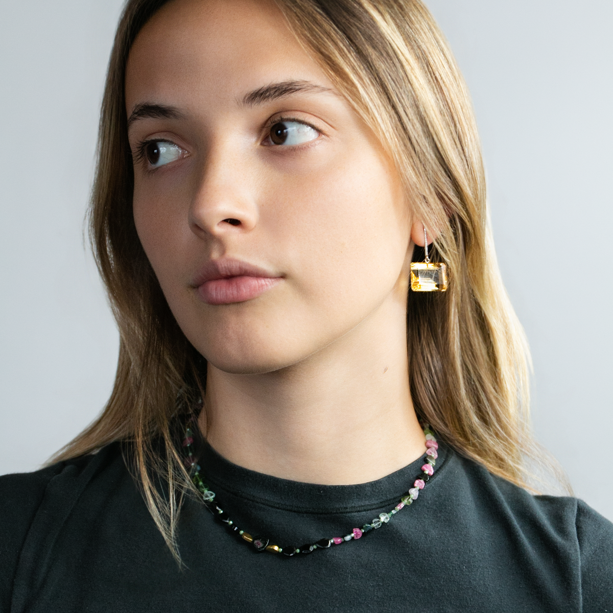 Golden Watermelon Necklace