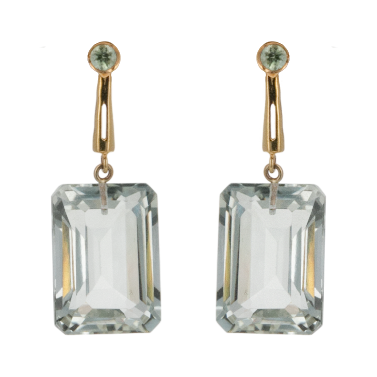Green Amethyst Georgie Earrings