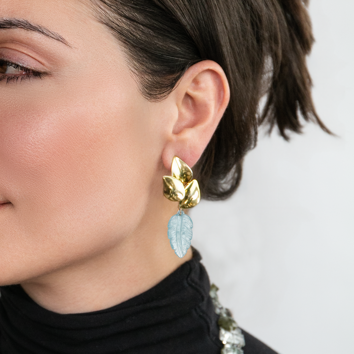Hollyhock Earrings