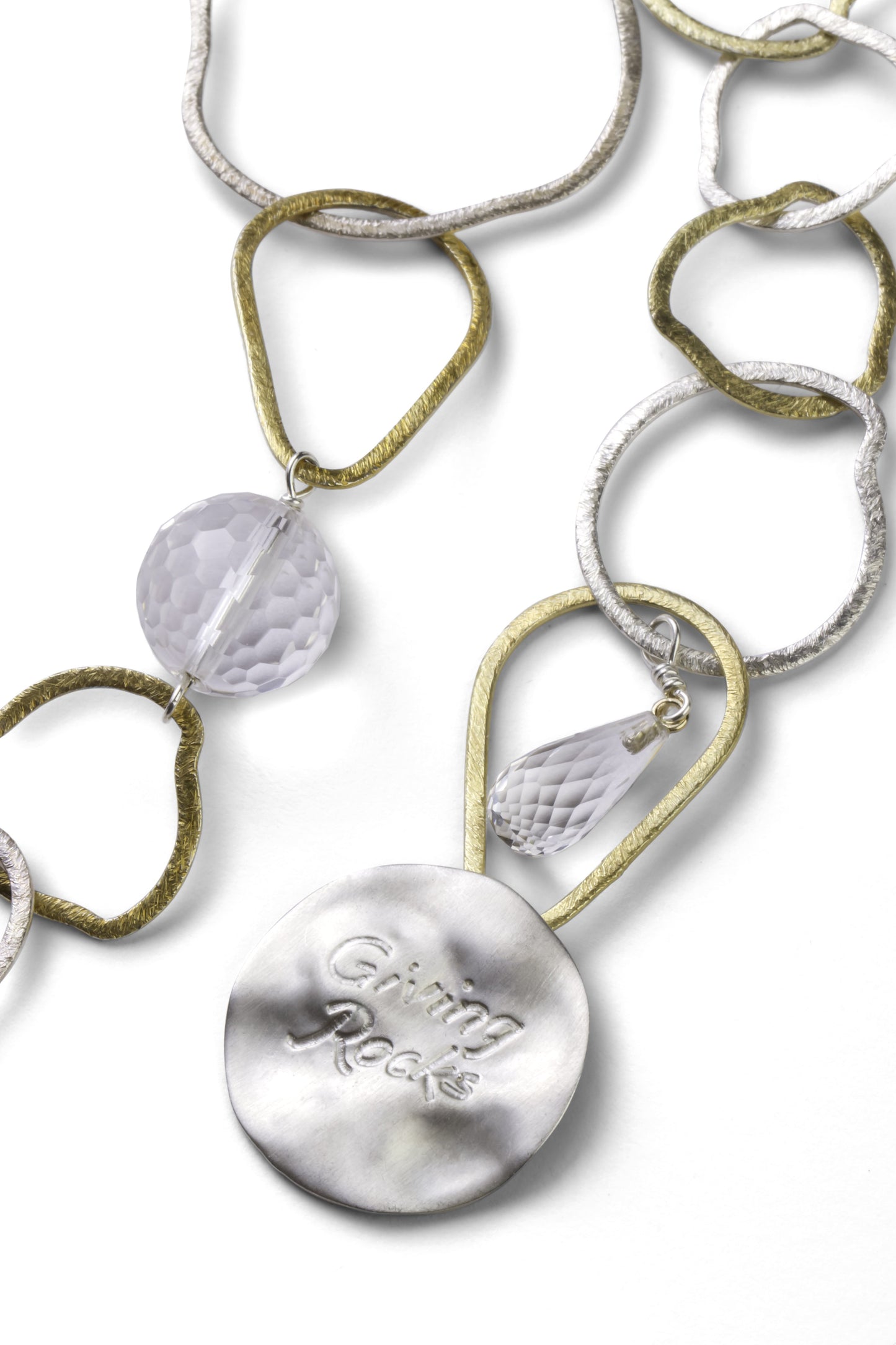 Philanthropy is Beautiful® and Pavé The Way® Jewelry - About The Giving - Giving Rocks Necklace