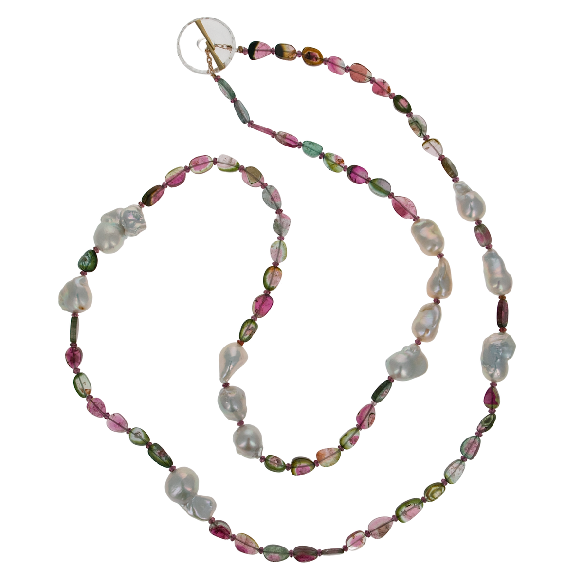 Watermelon Pearl Necklace