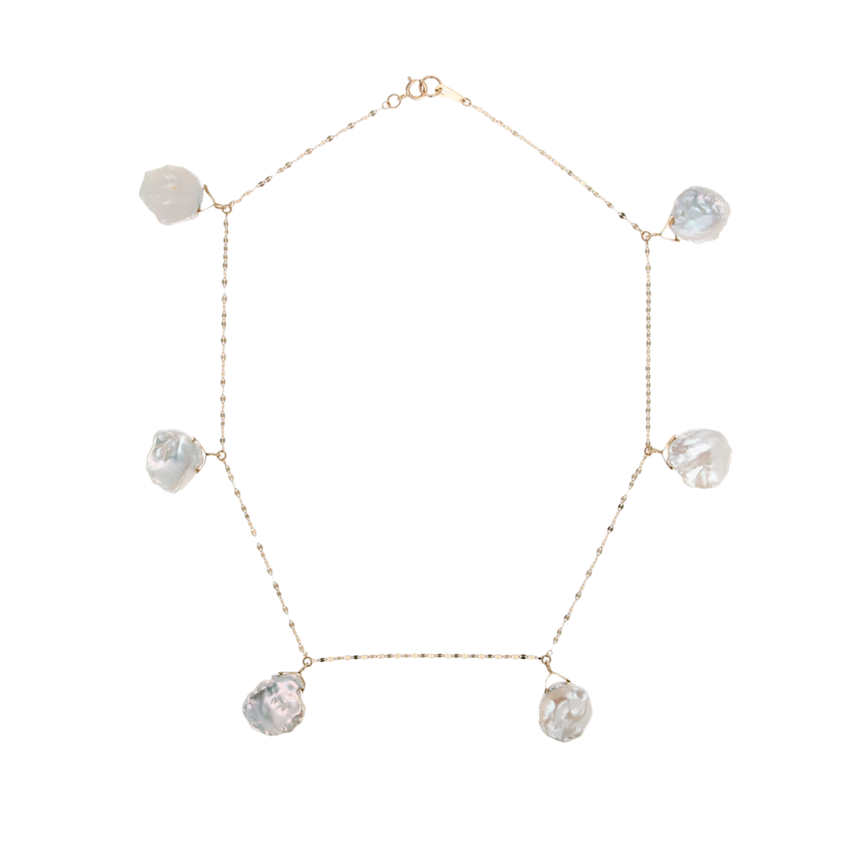 Mirror Pearl Necklace