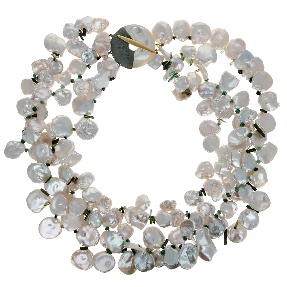 Pearl & Tourmaline Necklace