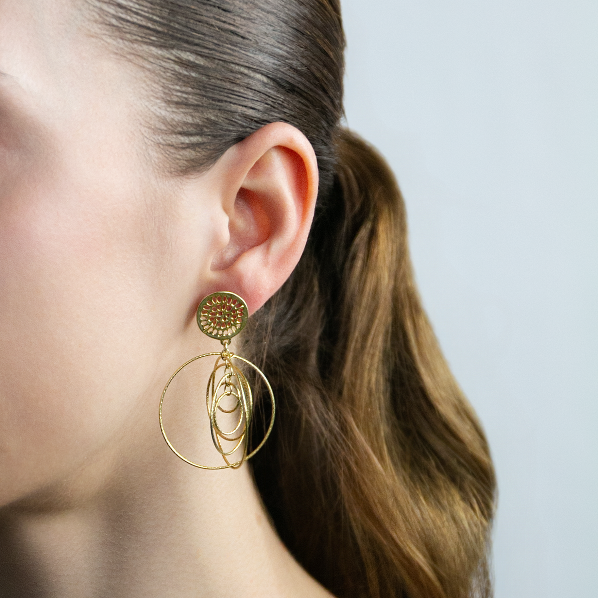 Pinwheel Orbit Earrings