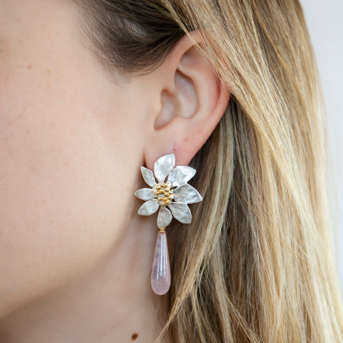 Rose Flora Earrings