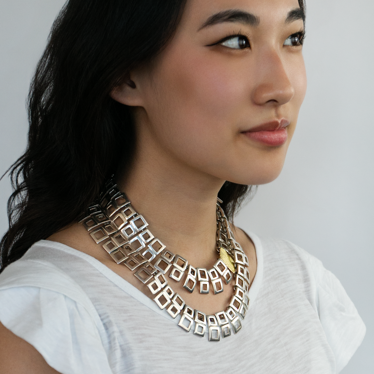 Squares Necklace & Belt