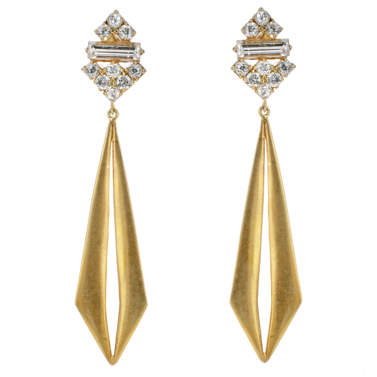 Topaz Chrysler Earrings
