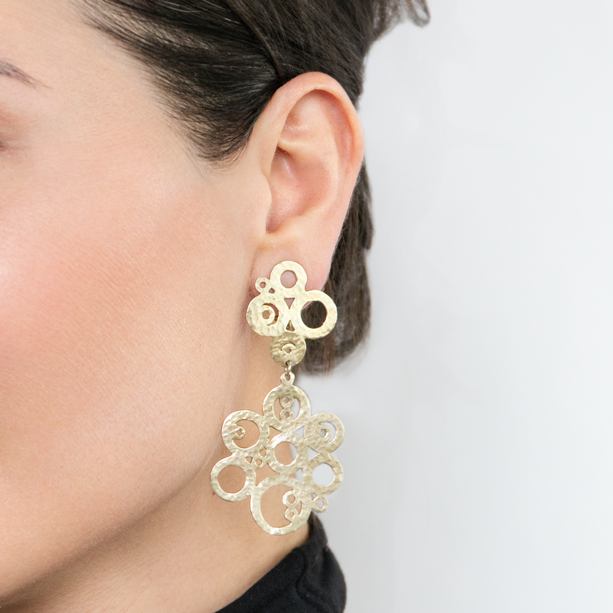 Vermeil Bubble Wand Earrings