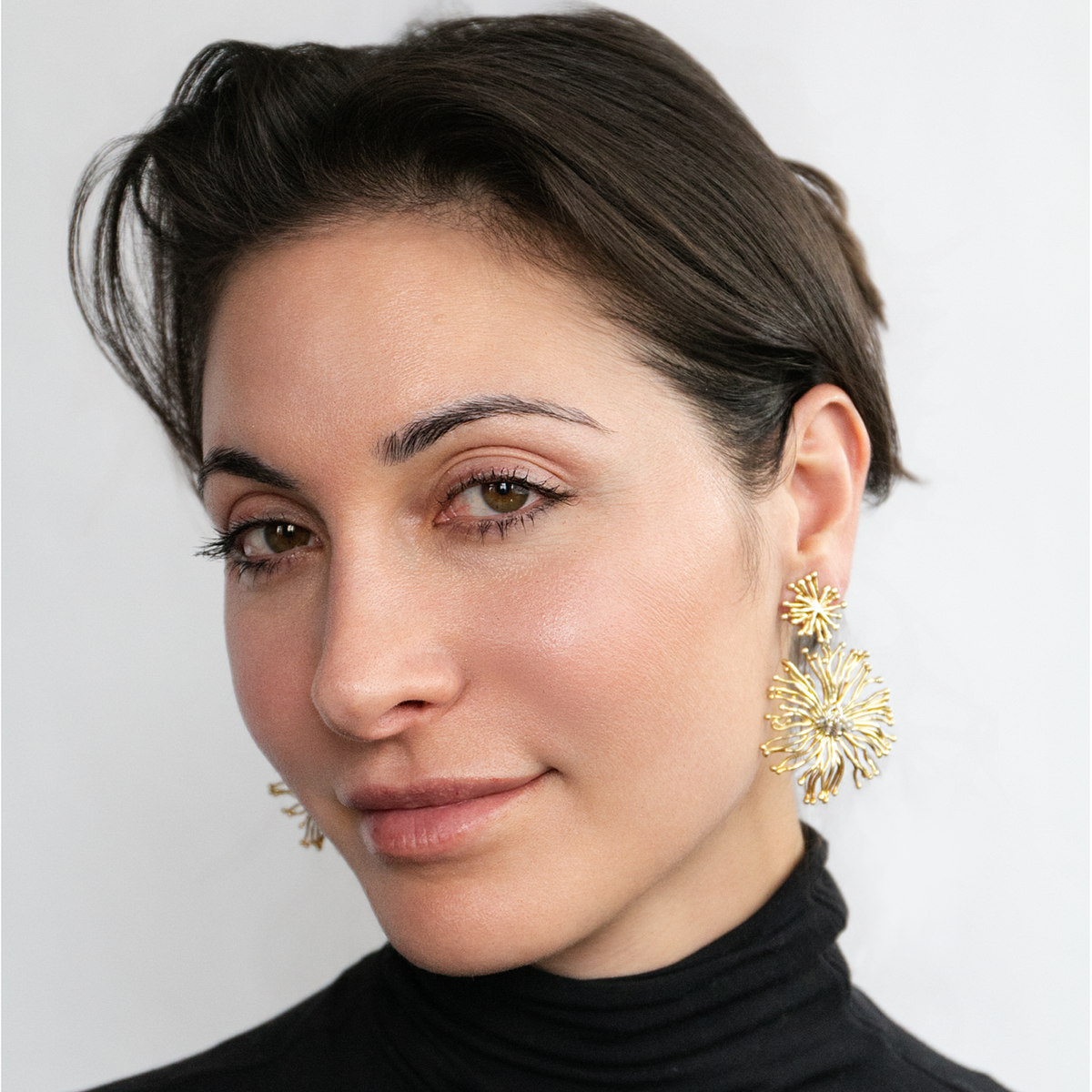 Double Wish Earrings with Labradorite