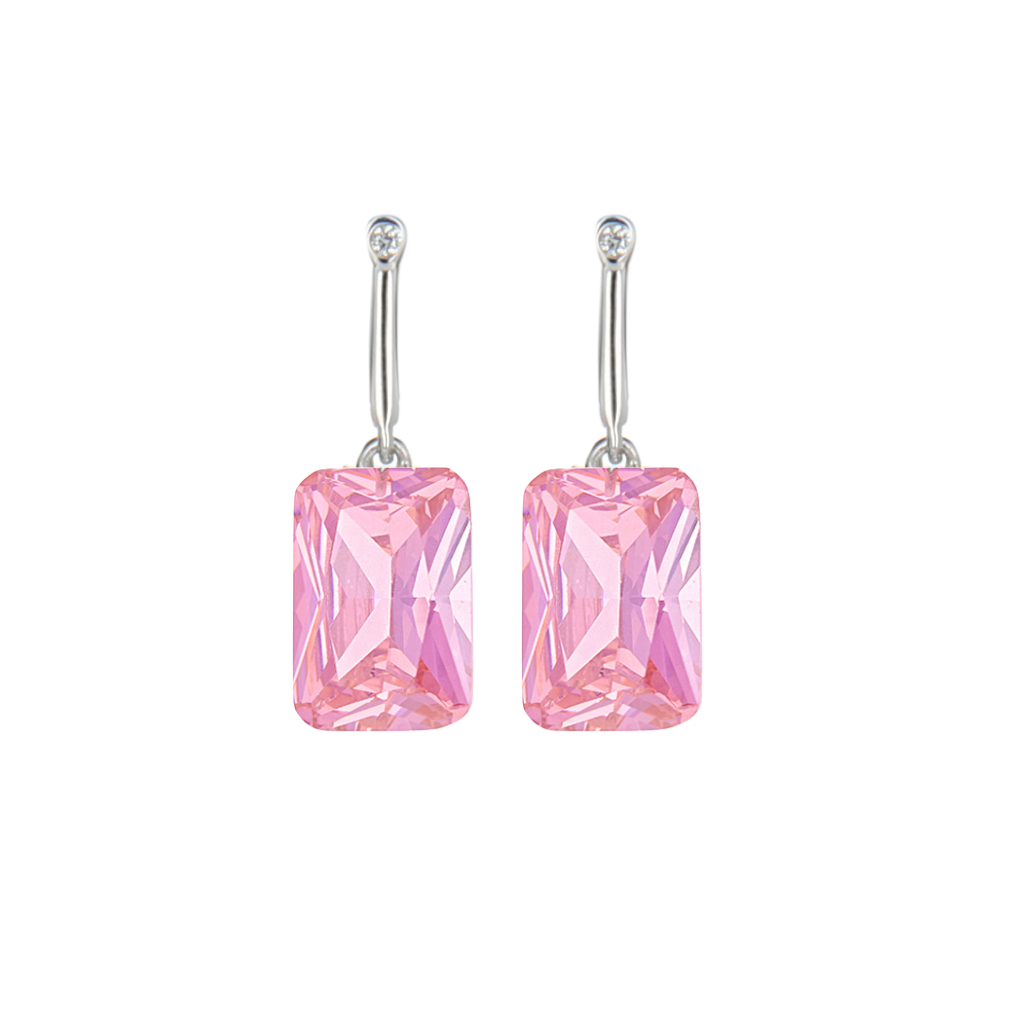 White + Pink Georgie Earrings