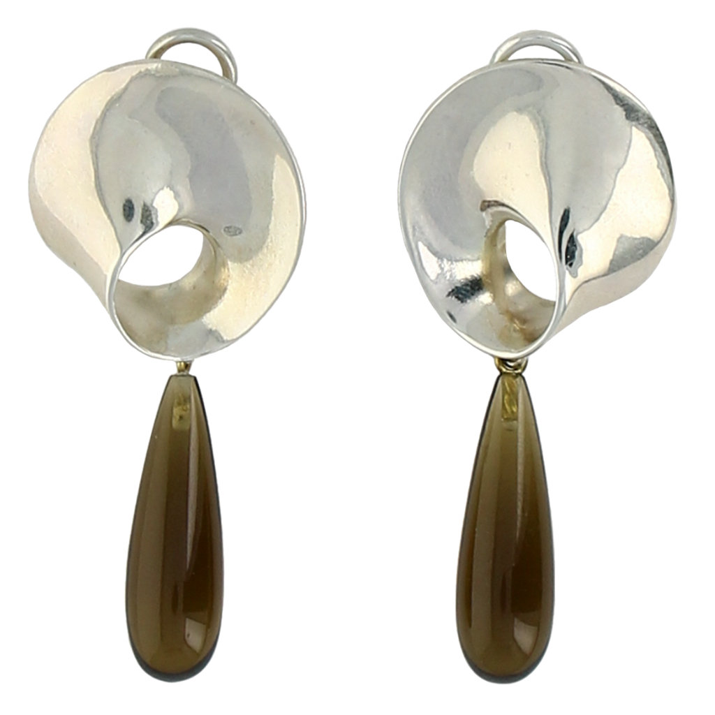 Möbius Strip Clip Earrings