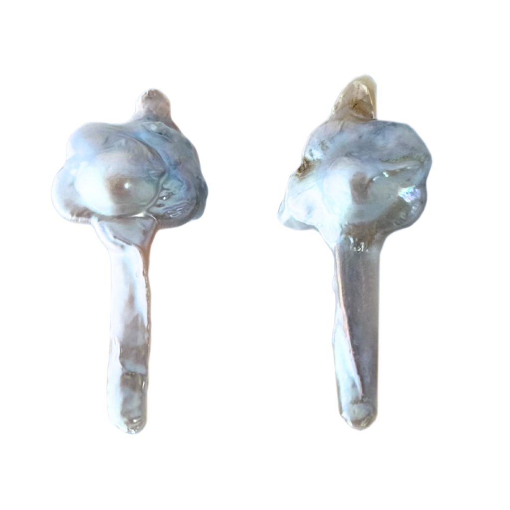 Key Pearl Earrings