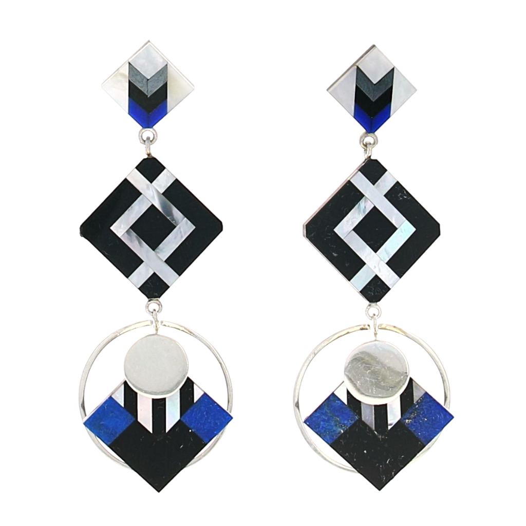 Load image into Gallery viewer, Mosaic Earrings
