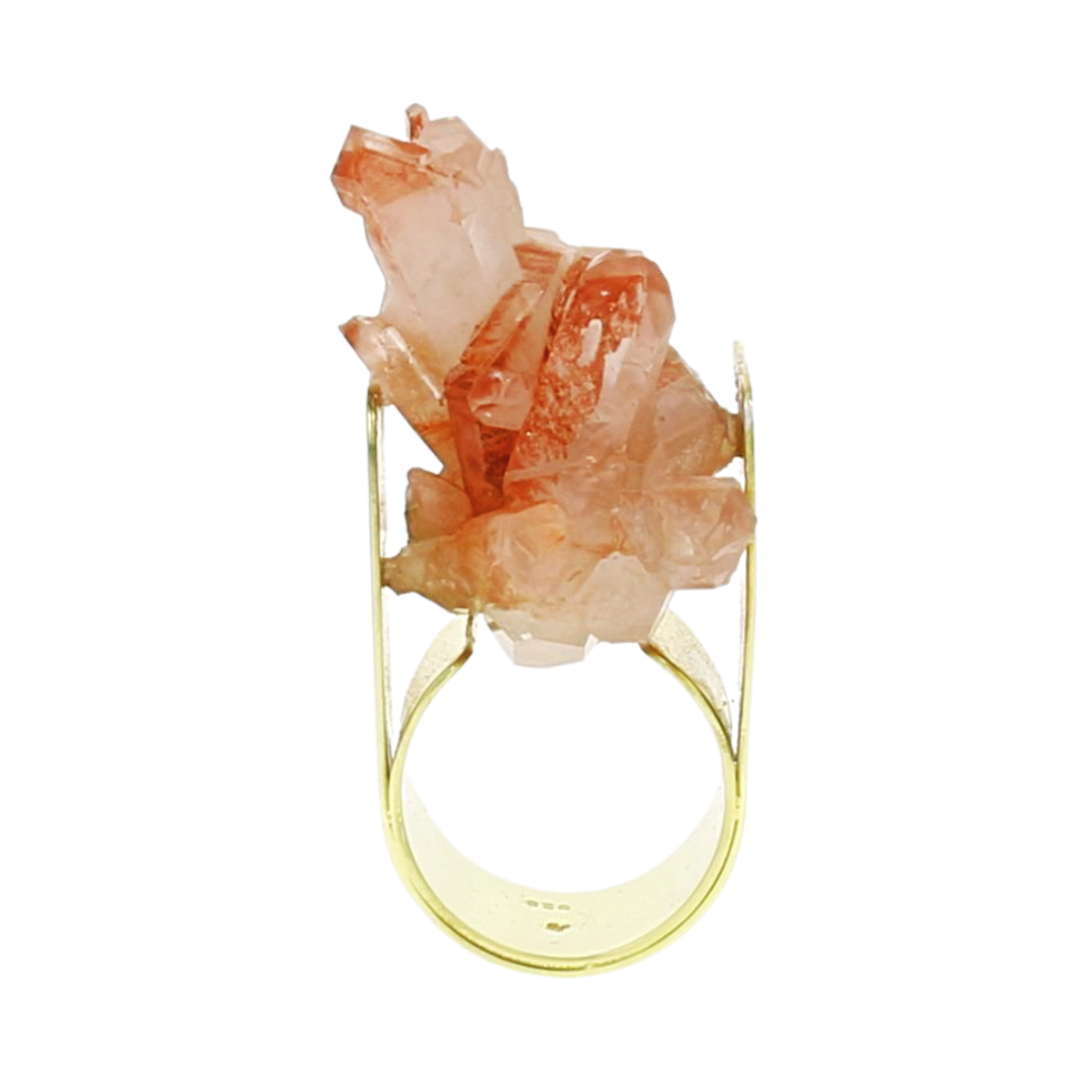 Strawberry Quartz Ring