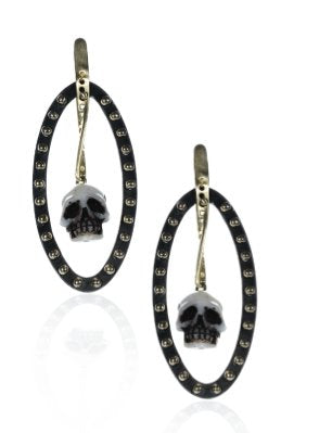 Load image into Gallery viewer, Skull Together Earrings
