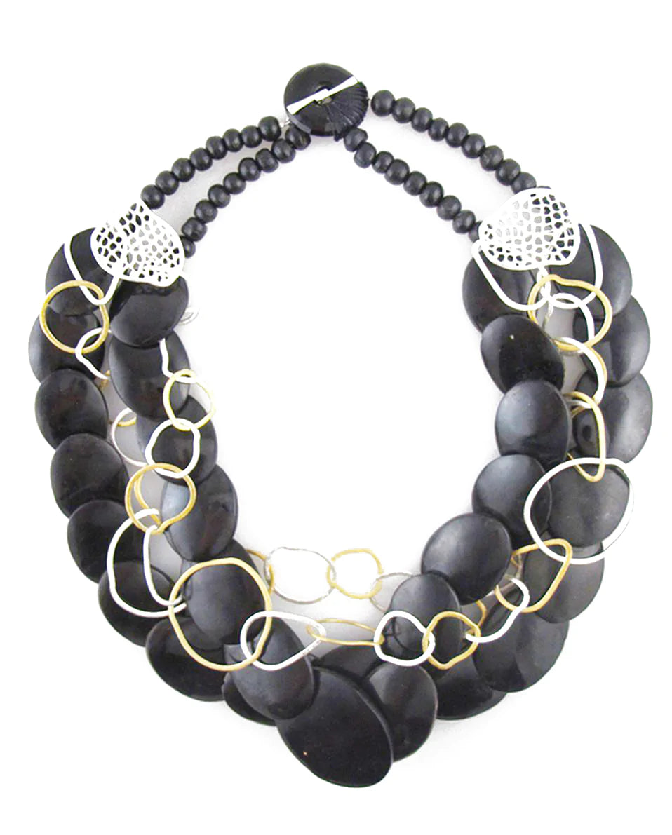 Black Bone Necklace