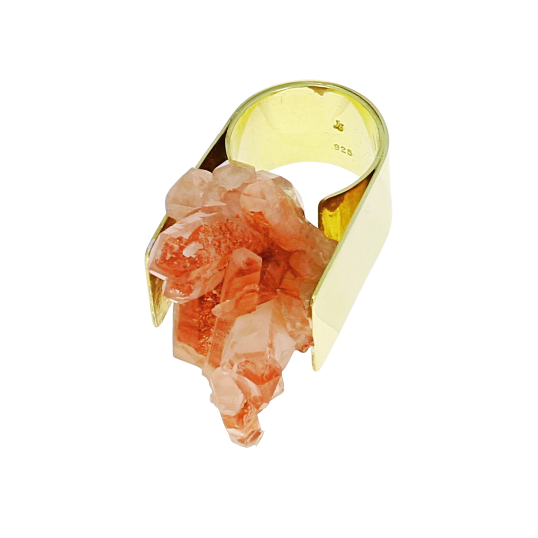 Strawberry Quartz Ring