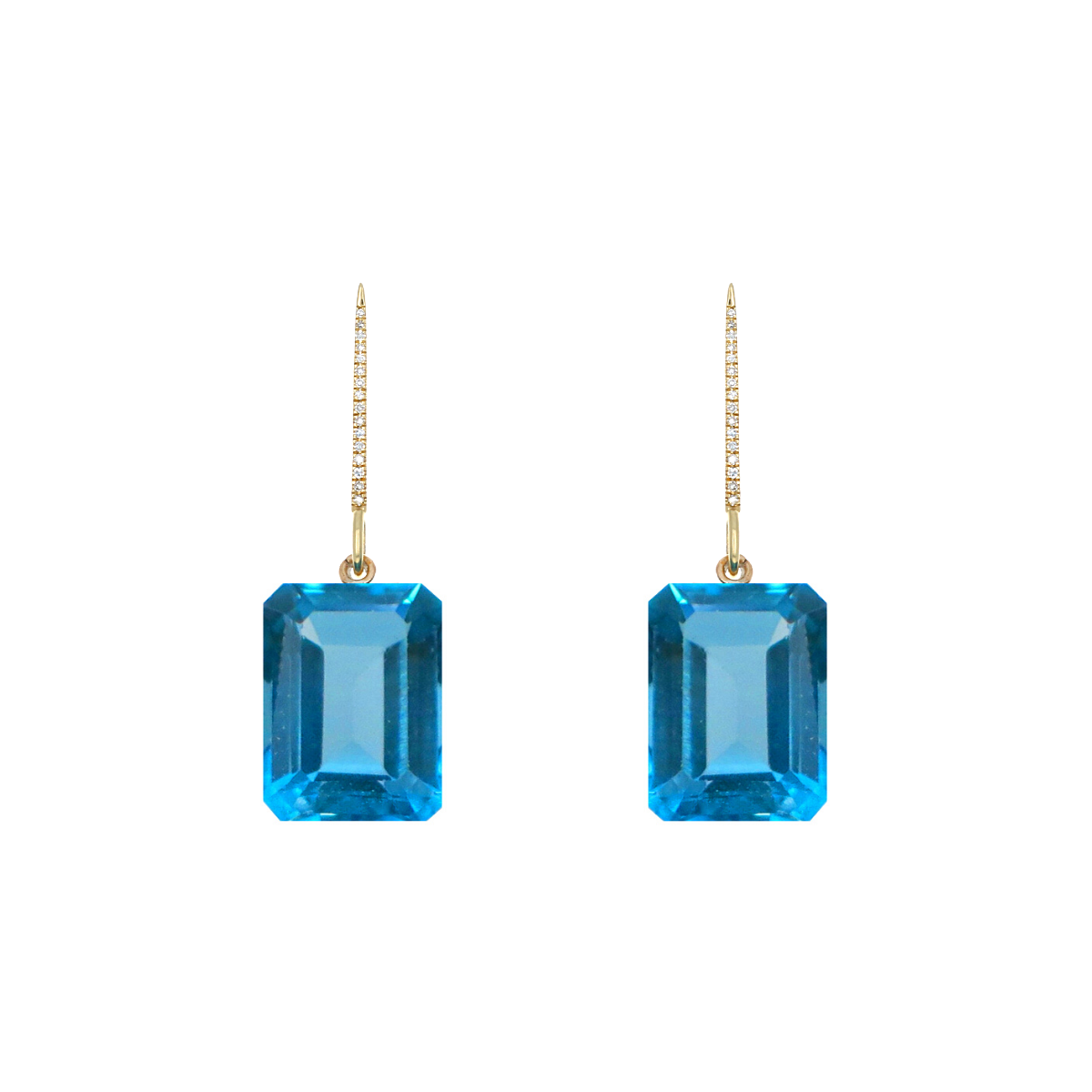 Load image into Gallery viewer, London Blue Topaz Earrings
