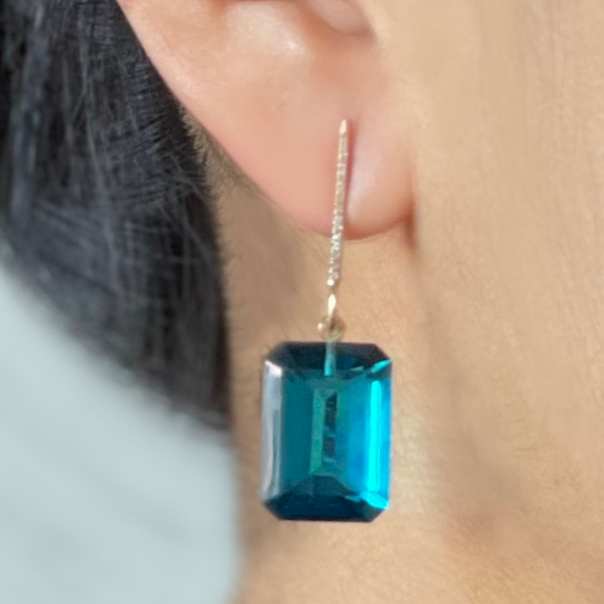 London Blue Topaz Earrings