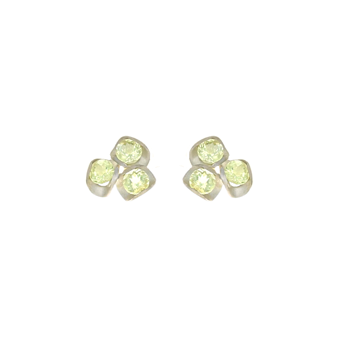 Lemon Citrine Clover Earrings