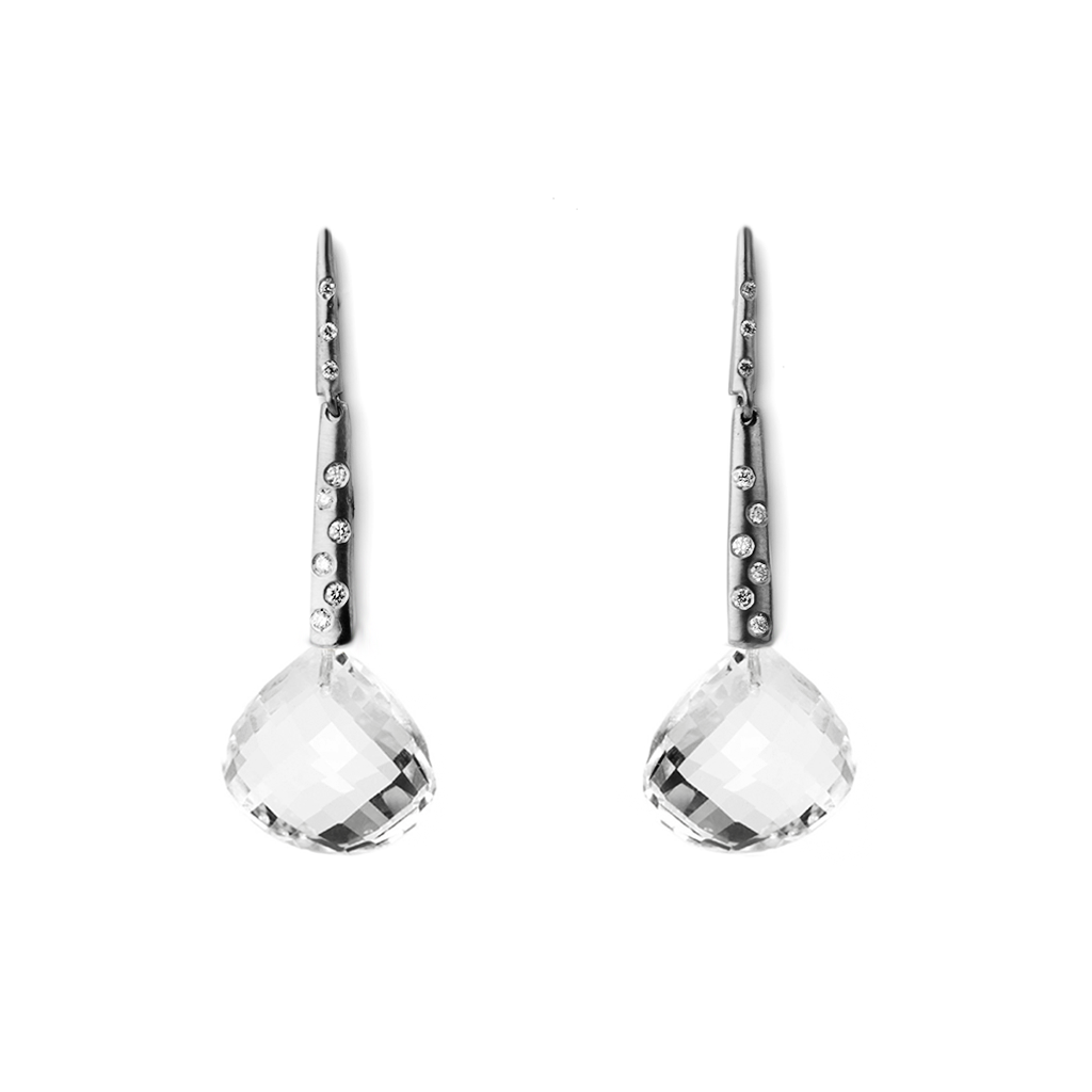 Diamond Georgette Earrings