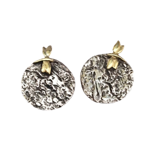 Into the Woods Clip Earrings