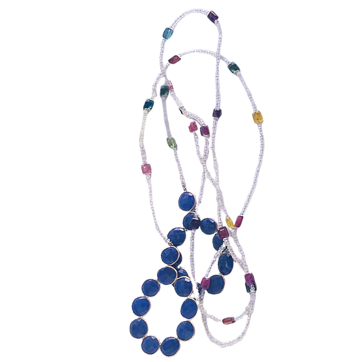 Festive Sapphire Lariat