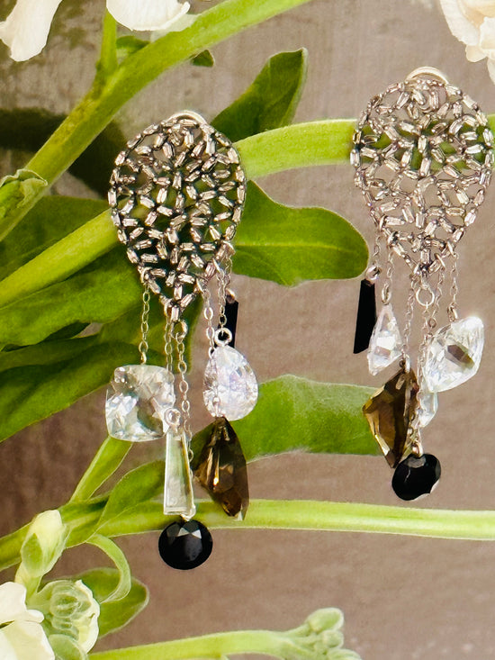 Diamond Dreamcatcher Earrings