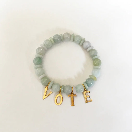 VOTE Jade Stretch Bracelet