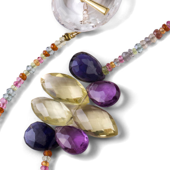Amethyst Rock Candy Necklace