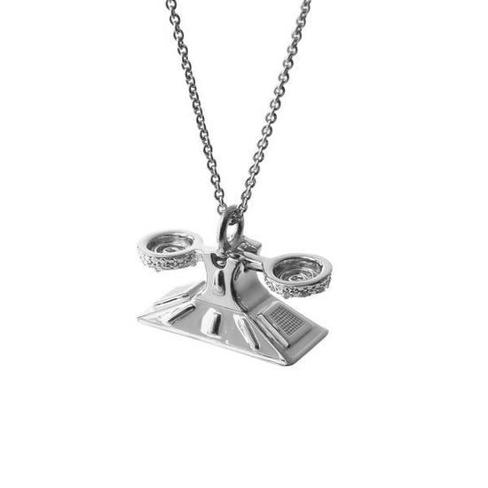 Equal Pay For Equal Work sterling silver Scale necklace by Pavé The Way® Jewelry