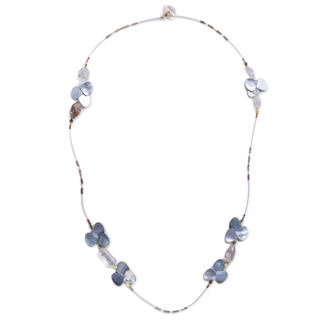 Mother of Pearl Butterfly Necklace