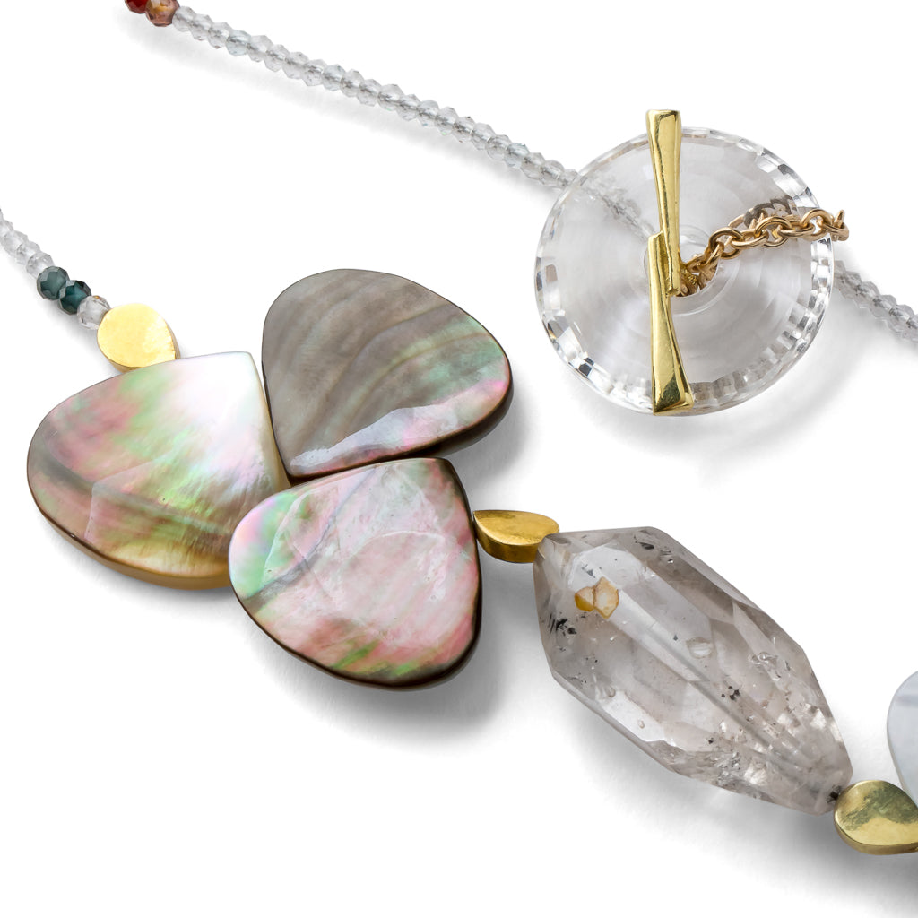 Mother of Pearl Butterfly Necklace