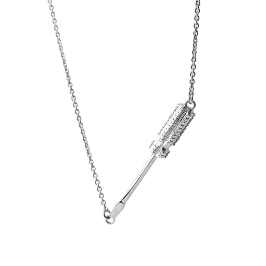 Load image into Gallery viewer, Grace With Grip sterling silver Screwdriver necklace by Pavé The Way® Jewelry
