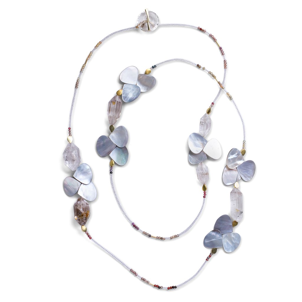 Mother of Pearl Butterfly Necklace