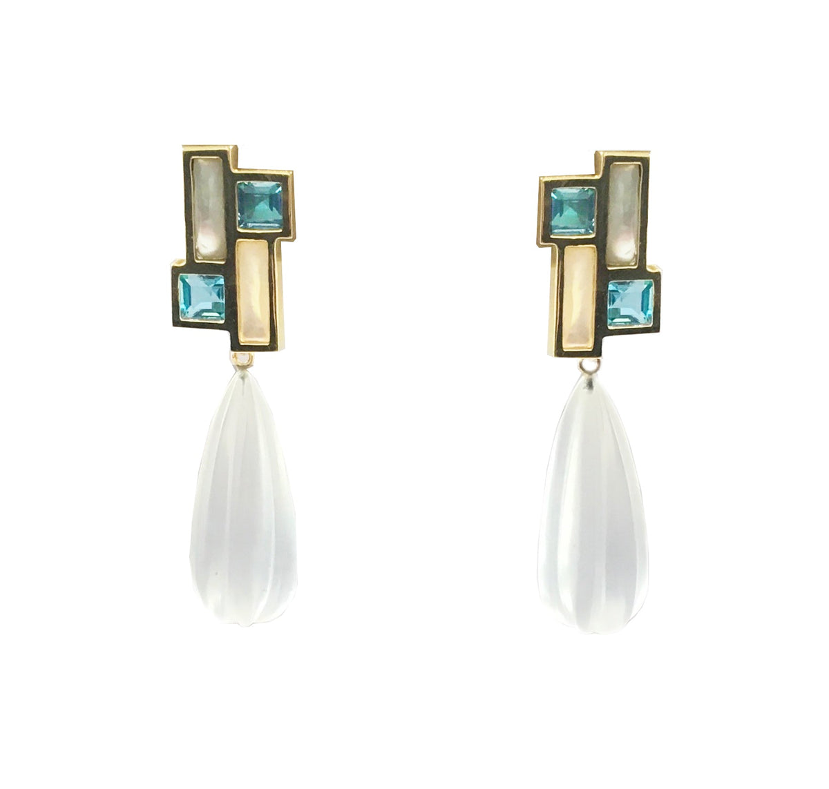 Mondrian Sky Earrings