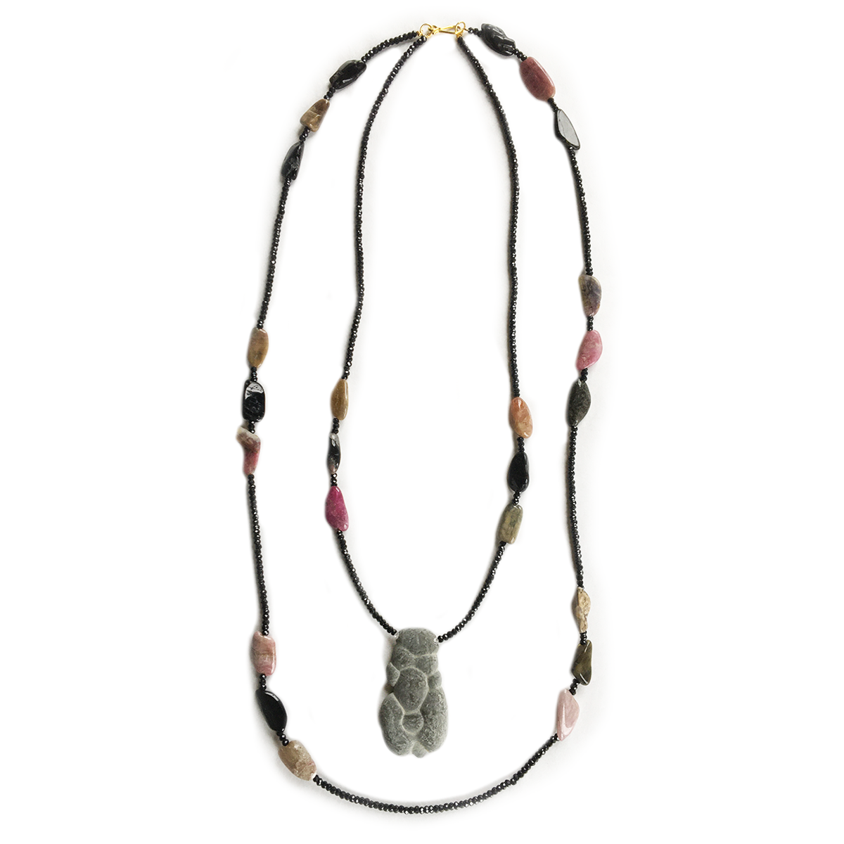 2-Strand Goddess Stone Necklace