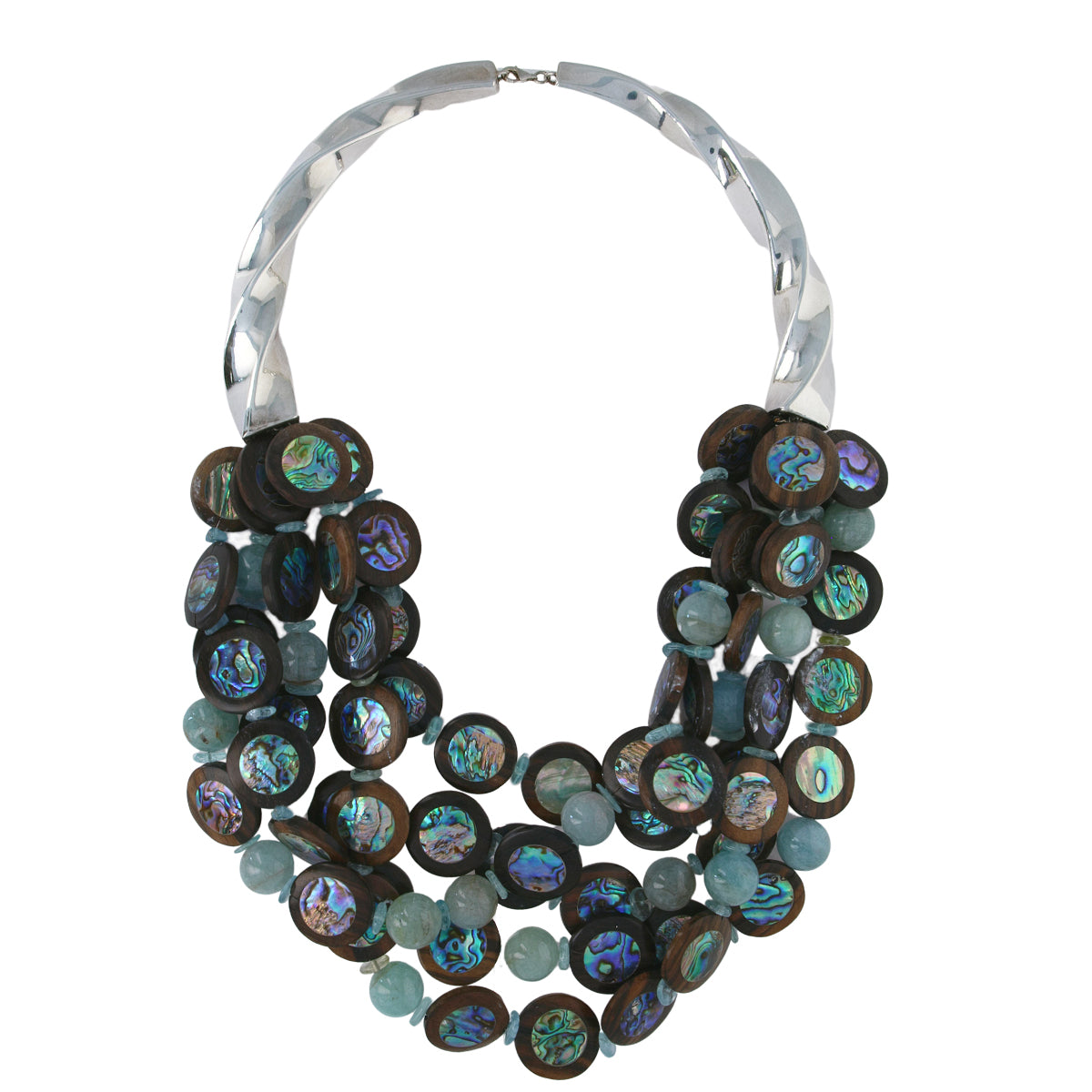 Abalone Twist Necklace