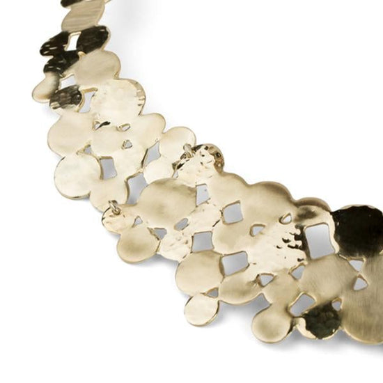 18k Gold Pebble Necklace